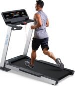WELLFIT Home Treadmill, 2 Level Incline Heavyduty Treadmill with Pulse Sensor, 4.0 HP, 10 MPH, 450 lbs Capacity, 20'' x 45'' Running Area Treadmills with Bluetooth Player & LED Display - Image 2