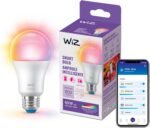 WiZ LED Smart Light Bulbs, Sunset to Sunrise Automation + Motion Detection + Control with Voice or App, Full Color A19 60W 800LM E26 Indoor, Matter Compatible - 1 Pack - Image 2