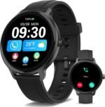 YMZ Smart Watch for Men Women, 1.27" HD Touchscreen Fitness Tracker, Bluetooth Calling, 100+ Sports Modes, Sleep Monitor, IP68 Waterproof, Compatible with Android & iOS - Image 2