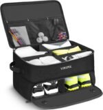 YOREPEK 2 Layer Golf Trunk Organizer, Golf Gifts for Men with Separate Ventilated Compartment for 2 Pair Shoes, Waterproof Car Trunk Locker for Balls, Tees, Clothes, Gloves, Accessories, Golfer Gifts - Image 2