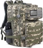 Zavothy 45L Military Tactical Backpack for Men and Women Army 3 Day Assault Pack Bag Large Rucksack with Molle System - Image 2
