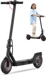iScooter Electric Scooter Adults & Big Kids, 500/650 Peak Power, Up to 15/18/25 Miles Range, 19/22/25 MPH Top Speed, Cruise Control, Dual Braking System, Foldable E Scooter for Commuting & Campus Use - Image 2