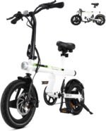 isinwheel Electric Bike for Adult 500W Motor, 20 MPH Folding Ebike, 14"/16"/20"/26" Adult Electric Bicycles with Smart Uphill, 7.8/10.4Ah Battery, E Bikes for Adults and Teens - Image 2