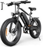 isinwheel M10 Pro Electric Bike, 1000W Peak Motor, 22 MPH 20"x4" Fat Tire Ebike, USB Phone Charging Port, 10.4Ah Removable Battery, 7-Speed Electric Dirt Bike for Adults, Teens & Women - Image 2