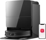 roborock Saros 10R Robot Vacuum and Mop, 22,000 Pa Suction, Zero-Tangling, 3.14’’ Ultra Slim, FlexiArm Riser Technology for Carpet & Floor, Corner & Edge Cleaning, Self-Emptying, Hot Air Drying, Black - Image 2