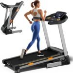12% 15% Incline Walking Pad Treadmill for Home with Handle Bar, 350LBS Weight Capacity Portable Treadmills with Handrail and Console, 3.5HP Quiet High Speed Treadmill Running Machine for Small Space - Image 2