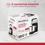 Holstein Housewares 5-Speed Hand and Stand Mixer, 250W Power with LED Light, Black and Stainless Steel – Versatile Mixer for Baking, Whipping, and More - Image 6