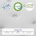 Queen Mattress,10 Inch Hybrid Mattress in a Box with Gel Memory Foam Mattress,Individually Wrapped Pocket Coils Innerspring Mattress,Pressure Relief,Back Pain Relief,CertiPUR-US. - Image 4