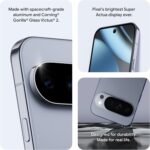 Google Pixel 10 Pro - Unlocked Android Smartphone - Gemini AI Assistant, Triple Rear Camera System, Fast-Charging 24+ Hour Battery, and 6.3" Super Actua Display - Moonstone - 128 GB (2025 Model) - Image 4