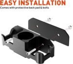 SnowyFox Trailer Plug Holder for 7 Way Plug & Safety Chain, Aluminum Trailer Chain Holder Heavy Duty Anti-Rust Cable Wire Harness Holder, RV Camper Towing Accessories - Image 5