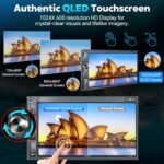 7" Double Din Car Stereo with Wireless Apple CarPlay & Android Auto, QLED Touchscreen, Bluetooth, Backup Camera, 4.2-CHN Audio, 2 Subwoofer Outputs, AM/FM Car Radio - Image 6