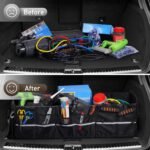 HIRALIY 4 in 1 Car Trunk Storage Organizer with Leakproof Cooler Bag, Multi-Compartment Foldable Trunk Storage Box for Car Truck SUV - Image 5