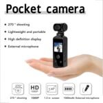 Handheld Action Camera, 270° Rotatable 4K HD WiFi Enabled Pocket Camcorder for Filming Travel Vlog Video, with Mic Clip, 30M Waterproof Case, 1.3in HD LCD Screen - Image 3