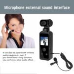 Handheld Action Camera, 270° Rotatable 4K HD WiFi Enabled Pocket Camcorder for Filming Travel Vlog Video, with Mic Clip, 30M Waterproof Case, 1.3in HD LCD Screen - Image 4