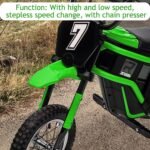 Electric Dirt Bike for Kids,14.29 MPH,350W Electric Motorcycle 24V for Child,Motorcross for Girls and Boys,Kid Dirtbike,3-Speed Modes,Max 135 Lbs - Image 7