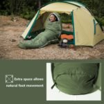 BISINNA Mummy Sleeping Bag for Adults 14-41℉ Cold Weather 3-4 Season Camping Sleeping Bags with Compression Sack for Backpacking Hiking Traveling - Image 7