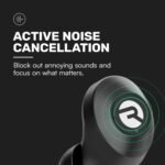 Raycon Everyday Earbuds Classic Bluetooth Wireless with Microphone - Stereo Sound, Active Noise Canceling, in-Ear Bluetooth Headset True Wireless Earbuds 32 Hours Playtime (Black) - Image 5