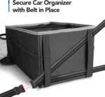 Car Seat Organizer - Backseat Car Organizer with Cup Holders, Car Storage Organization for Front Back Passenger Seat, Road Trip Essentials Kids for Travel Car Accessories, Black - Image 4