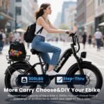 Electric Bike for Adults, 48V 20Ah Battery,1500W Peak Motor Step Thru Ebike 80+ Miles Max Range, 20x4.0 Fat Tires,Max 30Mph Electric Mountain Bike for All Terrain, Ideal for Commute, Off-Road - Image 8