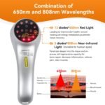 Cold Laser Therapy for Pet Animals Vet Muscle & Joint Pain Relief Wound Healing Care，Reduces Inflammation，Near Infrared Light Therapy Device for Dogs Cats Horses with Upgrade Magneti Cover - Image 5