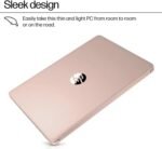 HP Rose Gold Ultrabook 14 Laptop with Office 365, Intel 4-Core CPU, 1.1TB Storage (1TB OneDrive and 64GB Emmc), 8GB RAM, Windows 11, No Mouse - Image 3