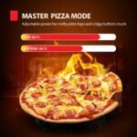 TOSHIBA ChefFry Air Fryer Toaster Oven Combo, 12-in-1 Convection Countertop Oven, 34QT / 32L Large Capacity, 1750W, Master Pizza Modes Design with Exclusive Dual-Temp Tech - Image 5