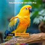 Mini Projector, Native 1080P Portable Projector with Carrying Case, 4K Support, 270°Rotatable Outdoor Movie Proyector, Home Theater Projector Compatible with Phone/TV Stick/Laptop/PS4/HDMI/USB - Image 3