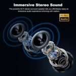 Mini Projector, Native 1080P Portable Projector with Carrying Case, 4K Support, 270°Rotatable Outdoor Movie Proyector, Home Theater Projector Compatible with Phone/TV Stick/Laptop/PS4/HDMI/USB - Image 6