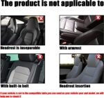 AUCELI Car Seat Covers Full Set, Breathable Front and Rear Seat Covers with 2mm Composite Sponge Inside, Premium Cloth Automotive Seat Cushion Protectors Covers for Most Cars (Green) - Image 6
