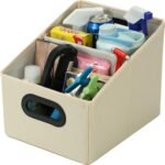 Car Seat Organizer Collapsible Passenger Seat Organizer Car Caddy Organizer Backseat Car Storage Organizer Front Seat for Kids beige, M - Image 6