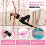 Pilates Wrist Ankle Weights for Women, Wearable Strong Arm & Leg Weights Set of 2(1 lb/2.2 lbs Each), Adjustable Ankle Weights for Walking, Yoga, Dance, Barre, Gym - Image 3