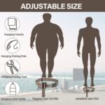 Fishing Wading Belt Rod Holder Adjustable Wader Fishing Waist Belt for Fly Surf Casting Spinning Fishing Pole Fishing Tackle - Image 4