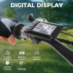 ANCHEER Electric Bike for Adults, Peak 750W Ebike, 3H Fast Charge, 50 Miles, 22MPH Electric Bicycle, 48V 499Wh Battery, 26" Gladiator Electric Mountain Bike, 21Speed, UL2849 Compliant - Image 6