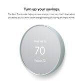 Google Nest Thermostat - Smart Thermostat for Home - Programmable Wifi Thermostat - Fog - Image 3