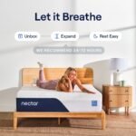 Nectar Classic 12” Queen Mattress - Medium Firm - Contouring Memory Foam - Cooling Top Layer - Support & Pressure-Relief - Mattress in a Box - 365-Night Trial & Forever Warranty - Image 4