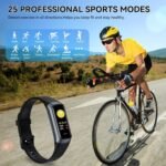 Fitness Tracker,Step Tracker,Activity Trackers with 24/7 Heart Rate,Blood Oxygen Blood Pressure Sleep Monitor,5 ATM Waterproof,Step Calorie Counter Pedometer Health Smart Watch for Women Men - Image 6