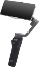Anbee Protective Silicone Case Cover Non-Slip Handlebar Sleeve Compatible with DJI Osmo Mobile 6 Handheld Smartphone Gimbal Stabilizer (Black) - Image 4