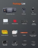 Vantrue N4S 3 Channel Front Inside Rear Dash Cam, 2.7K+1440P+1440P WiFi Dash Camera w/PlatePix™, STARVIS 2 x HDR x IR Night Vision, Voice Control, GPS, 24/7 Parking Mode, Support 1TB Max - Image 6