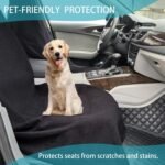 Car Seat Covers Universal Car Protective Front Seat Covers Washable Non-Slip Seat Protectors for Gym Workouts,Waterproof and Sweatproof Towel Seat Covers for Cars,Trucks, Jeeps (Black) - Image 5