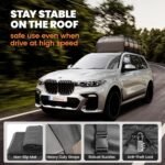 Asinking Car Rooftop Cargo Carrier Bag, 21 Cubic Feet Waterproof Roof Cargo Bag for SUV Minivan, Fit Vehicles with/Without Roof Rack, Sidebars & Crossbars - Max Size 52" L 40" Wx 18" H - Image 5