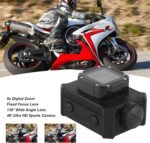 Diyeeni Sports Action Camera, 4K Ultra HD DV Outdoor Camera with 2in LCD Screen, 30M Action Video Cameras, 130° Wide Angle, 8X Digital Zoom, with Accessories Kit - Image 5