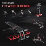 Mikolo Power Cage, Power Rack with Cable Crossover System, 1500LBS Squat Rack with LAT Pull Down System, Workout Cage with Pulley System for Fitness Home Gym - Image 5