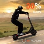 Electric Scooter Adults, 1200-1600W Motor, Up to 34 MPH Top Speed & 37 Miles Long Range, 48V 18/21AH Big Battery, 11" Off-Road Tire Folding E Scooter with Seat, Dual Suspension & Dual Brakes System - Image 5