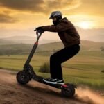 Electric Scooter Adults, 1200-1600W Motor, Up to 34 MPH Top Speed & 37 Miles Long Range, 48V 18/21AH Big Battery, 11" Off-Road Tire Folding E Scooter with Seat, Dual Suspension & Dual Brakes System - Image 6