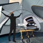 UNP SUV Dome Tent for Camping, Outdoor 6 Person Car Camping Tent, Easy Set Up SUV Tailgate Tent with Rainfly 10' x 10' Vehicle Camping Tent - Image 5