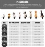 Orthopedic Dog Bed with Sides - Dog Sofa Beds for Medium Dogs, Supportive Foam Pet Couch Bed with Washable Removable Cover, Waterproof Lining and Non-Slip Bottom, Grey - M - Image 4