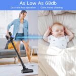 Cordless Vacuum Cleaner, 4-in-1 Vacuum Cleaners for Home, Handheld Vacuum Cleaner with 40 mins Runtime, Stick Vacuum for Apartment, Carpet, Black 2 Batteries - Image 5