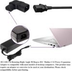 Left Angled IEC 320 C13 to C14 Power Adapter PDU Plug/Socket IEC 3Pole Male to Female 90Degree Angle AC Converter for Servers/Switches/LCD Smart TV/Scanner/Projector Etc. (Left/2 Pack) - Image 8