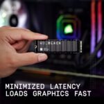 WD_BLACK 8TB SN850X NVMe SSD Internal Solid State Drive with Heatsink - Works with PlayStation 5, Gen4 PCIe, M.2 2280, Up to 7,200 MB/s - WDS800T2XHE - Image 4