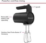 KitchenAid Go™ Cordless Hand Mixer - battery sold separately, KHMR700, Black Matte - Image 4